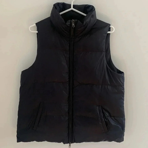 Eileen Fisher Jackets & Blazers - Eileen Fisher Nylon Reversible Vest (size:  large/ Black)